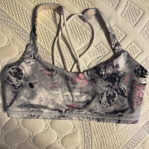 Floral Print Women's Sports Bra
